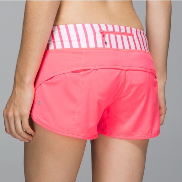 lululemon athletica Pants - Lululemon Speed Shorts Flash Light Yachtie Stripe